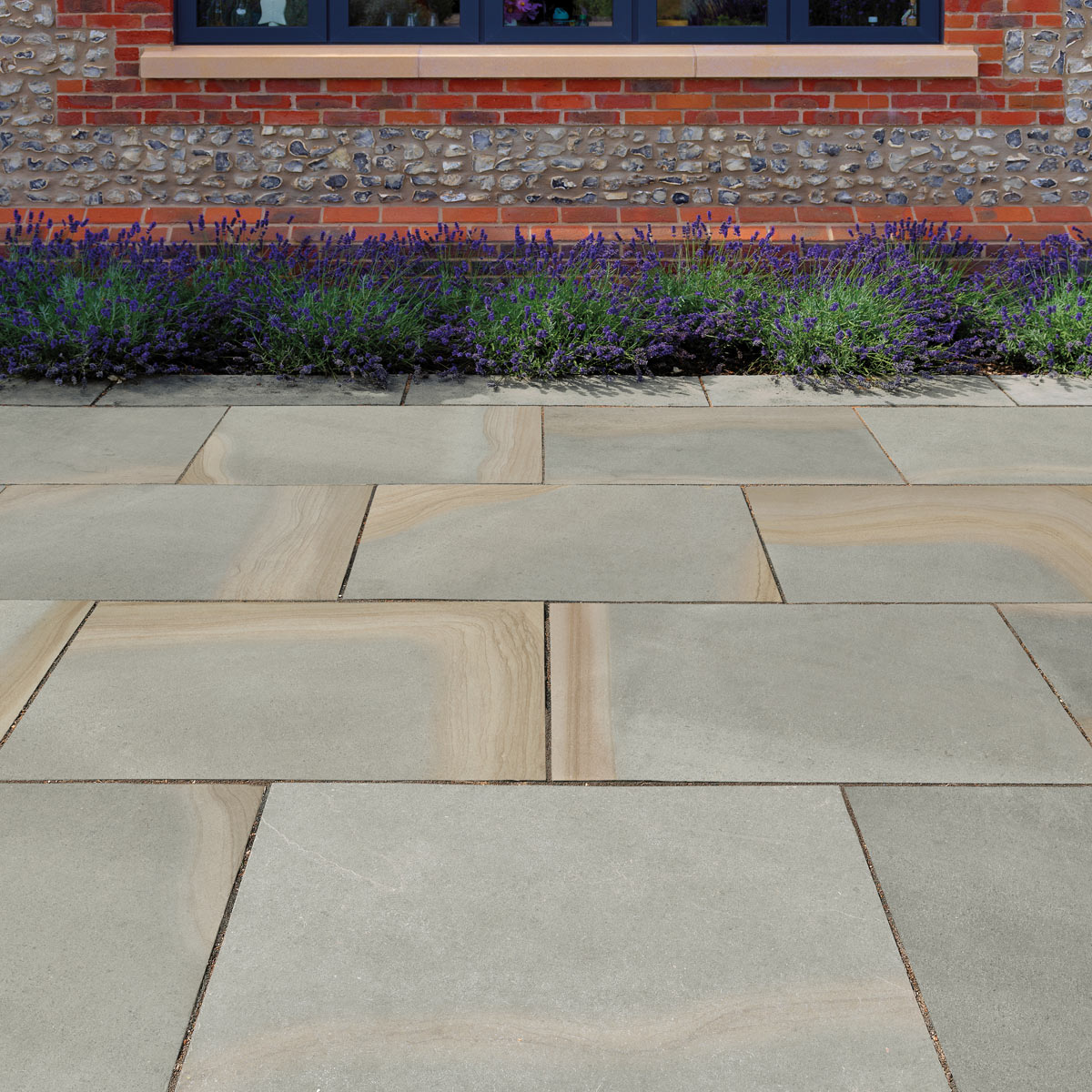 Yorkstone Porcelain Stone Effect Patio Paving Slabs 900 X 600 X 20 Mm