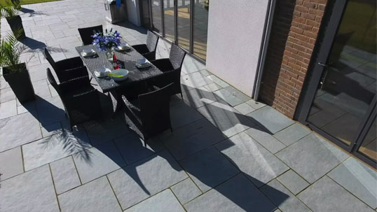 Kota Blue Limestone Paving Slabs