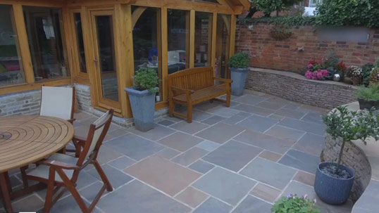 Classic Sandstone Paving - Raj Blend