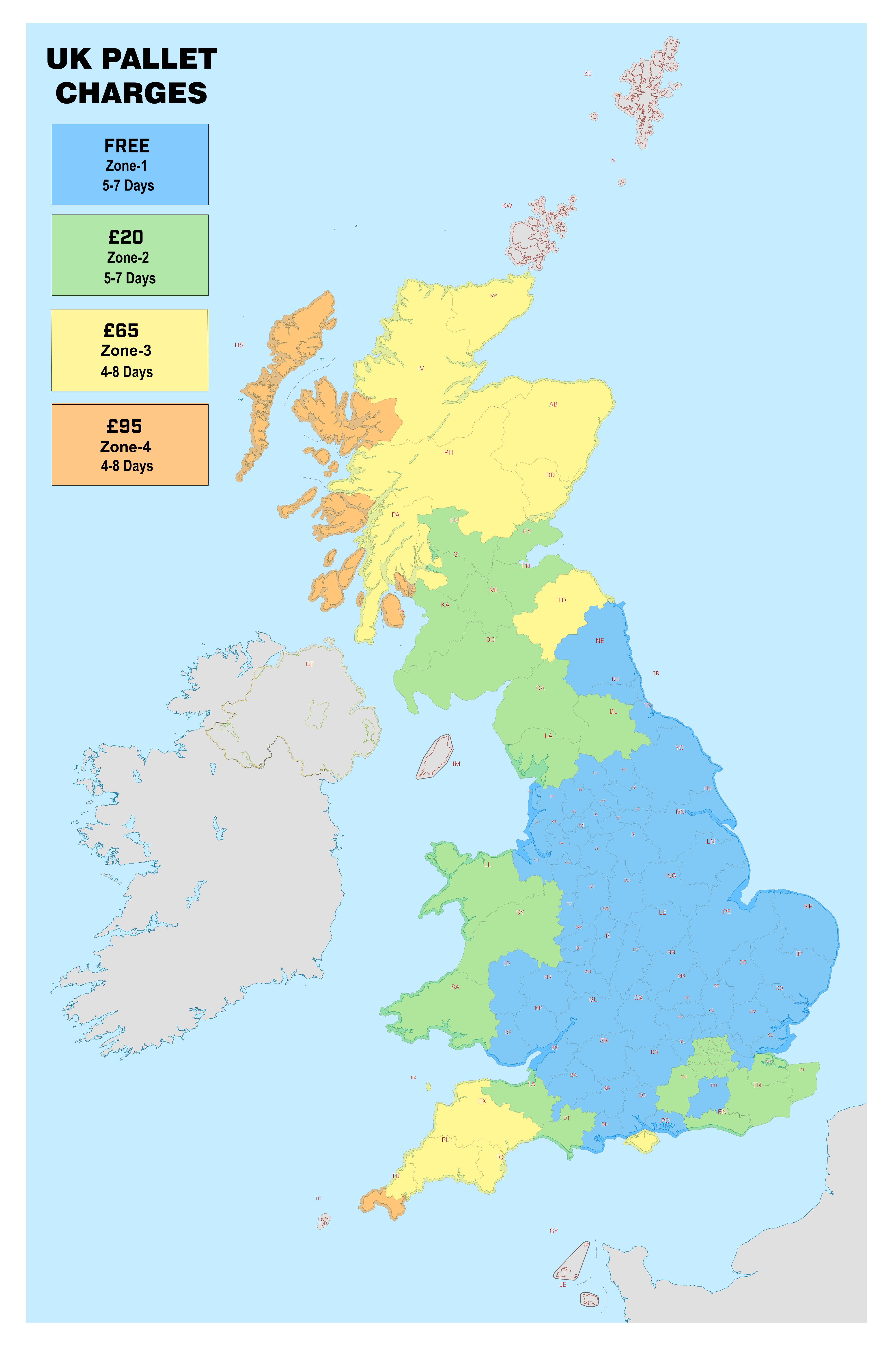 Paving Direct Shipping & Delivery Zones Paving Direct Shipping & Delivery Zones Map