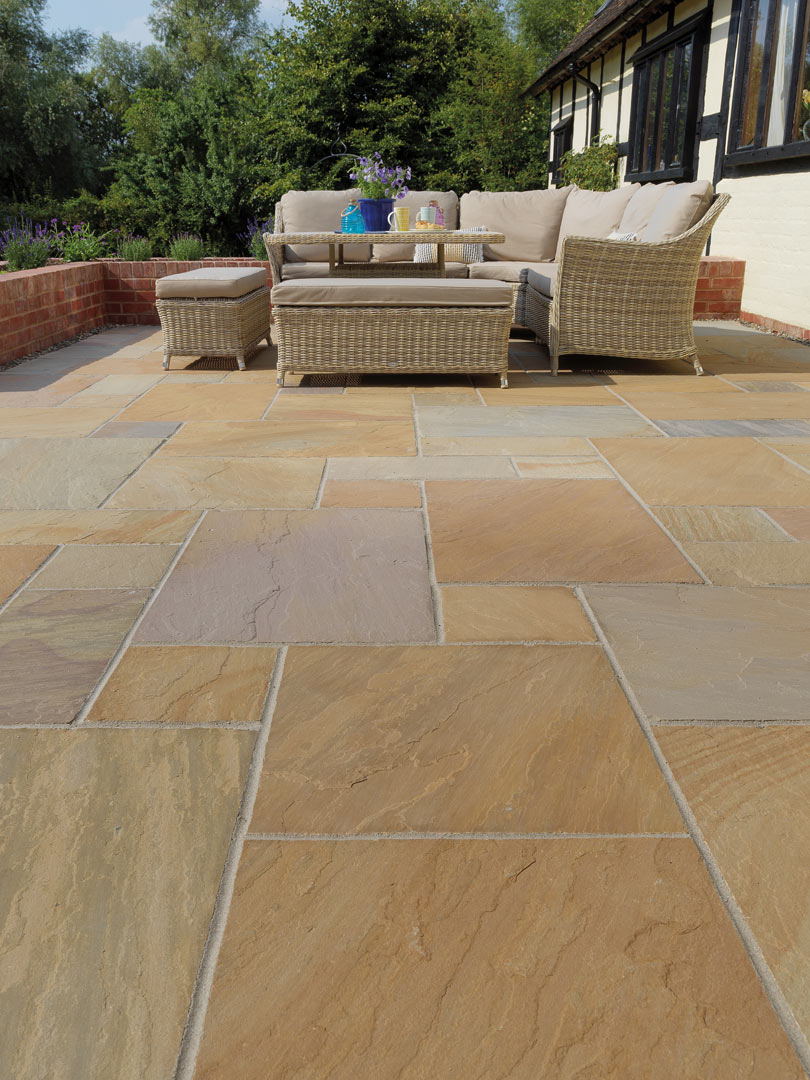 Buff Sandstone Paving