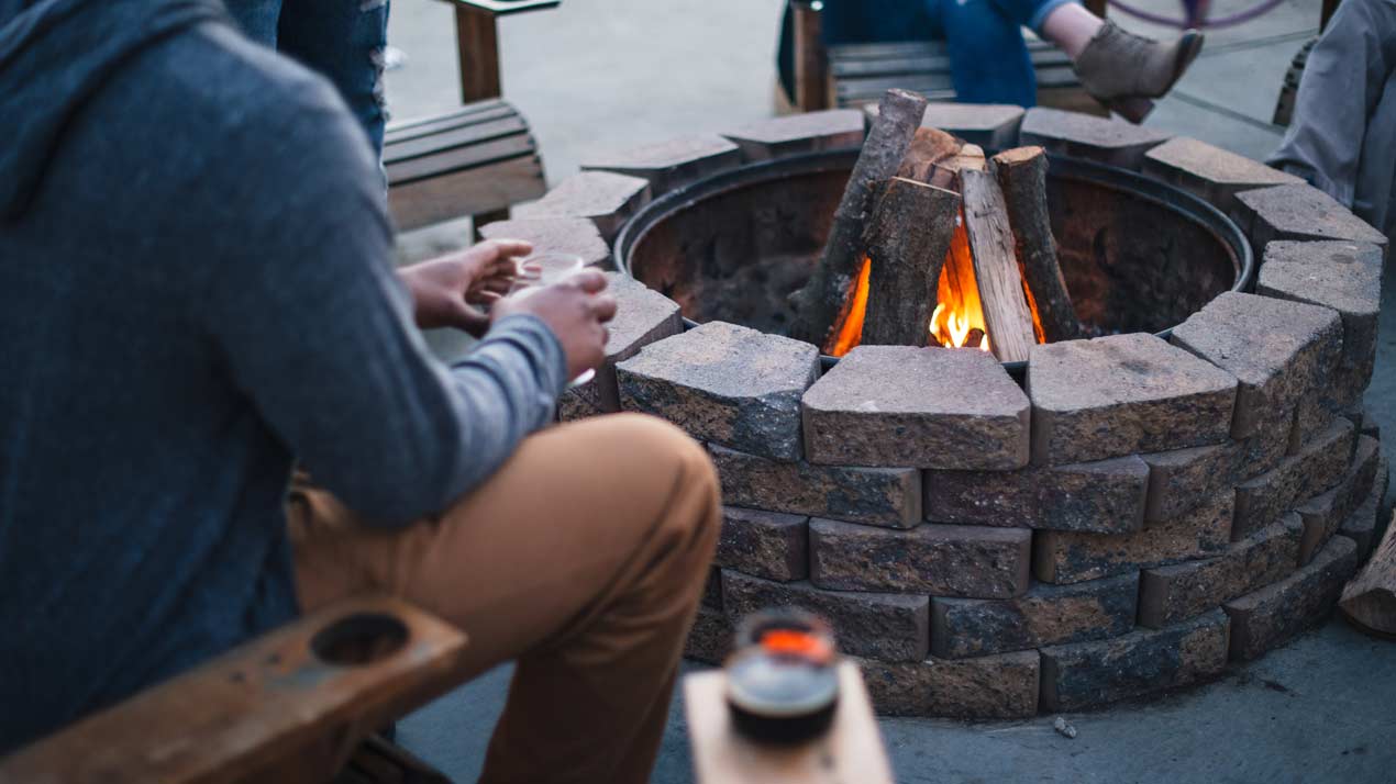 Brick Inground Firepit