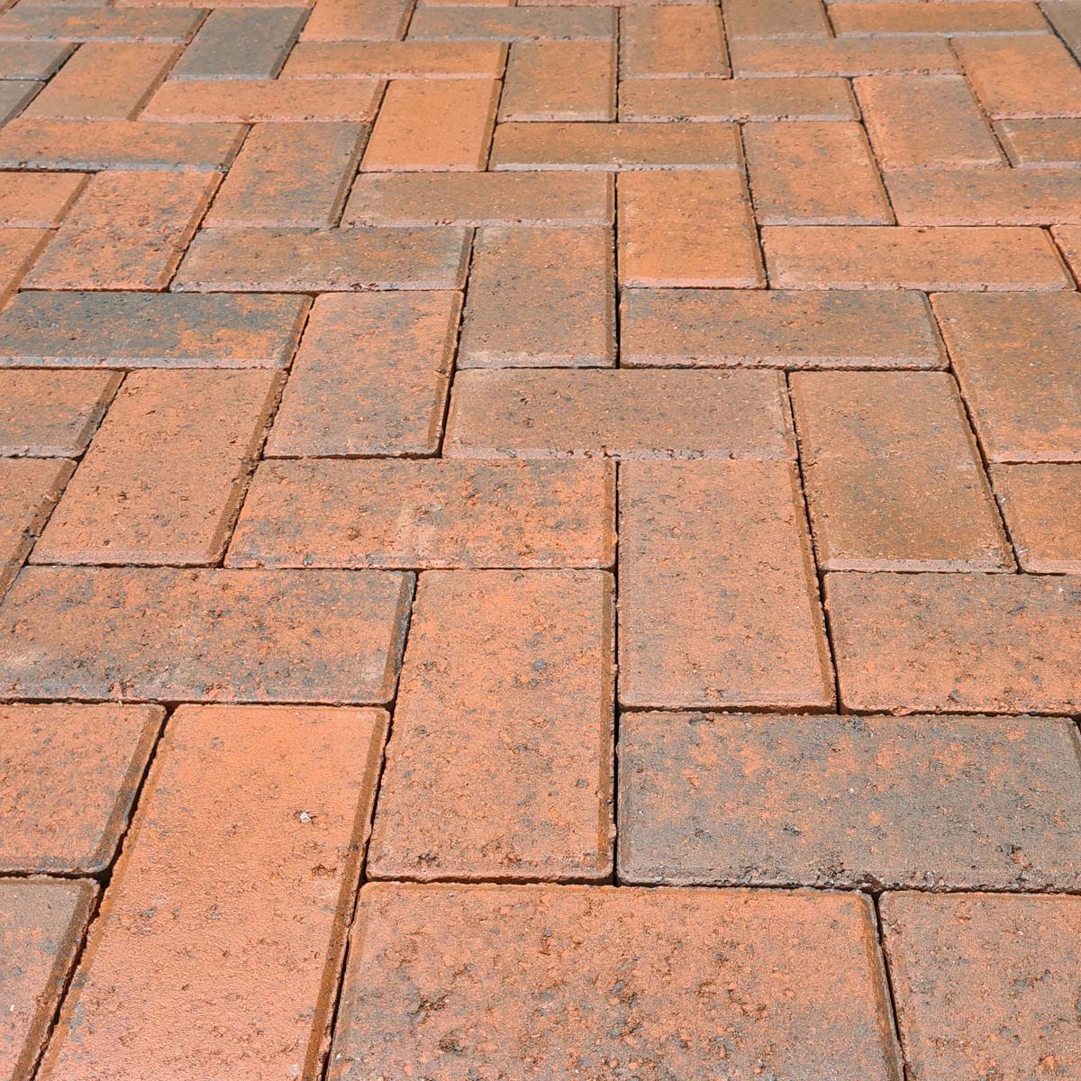 Formpave Red Brindle Driveway Block Paving - wet blocks