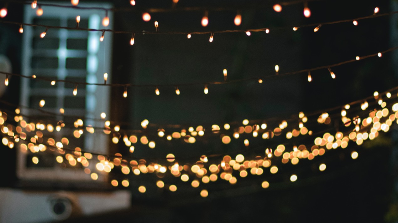 Ourtoor fairy lights for hygge