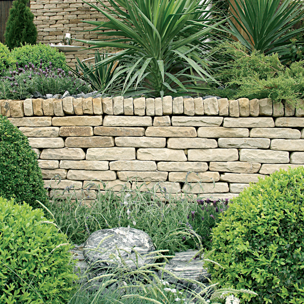 Fossil Indian Sandstone Wall