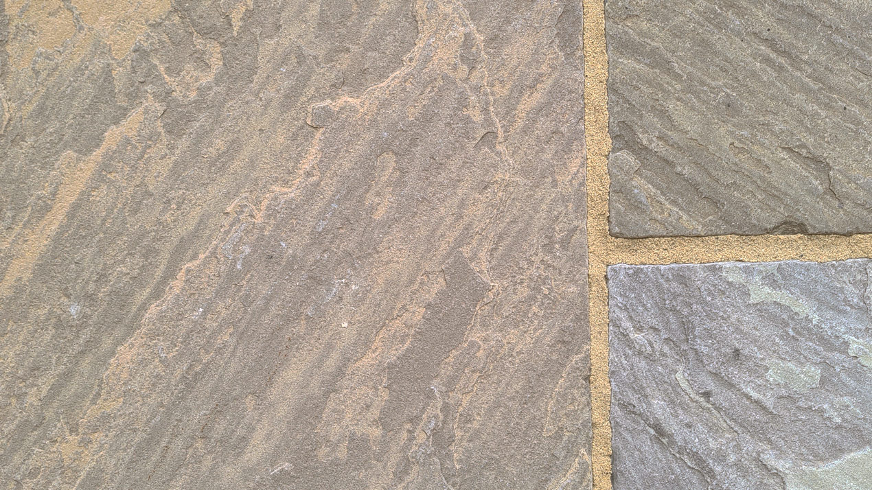 Indian Sandstone Paving Swatch - Black