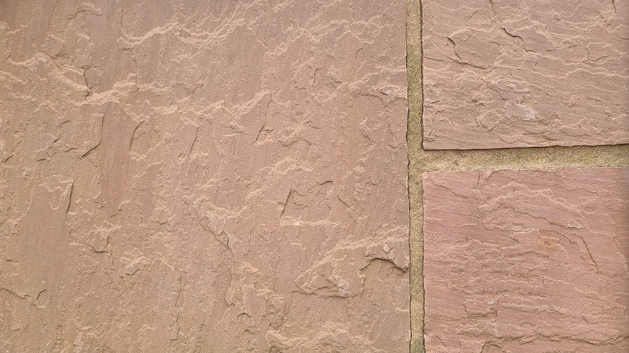 Indian Sandstone Paving Swatch - Heather