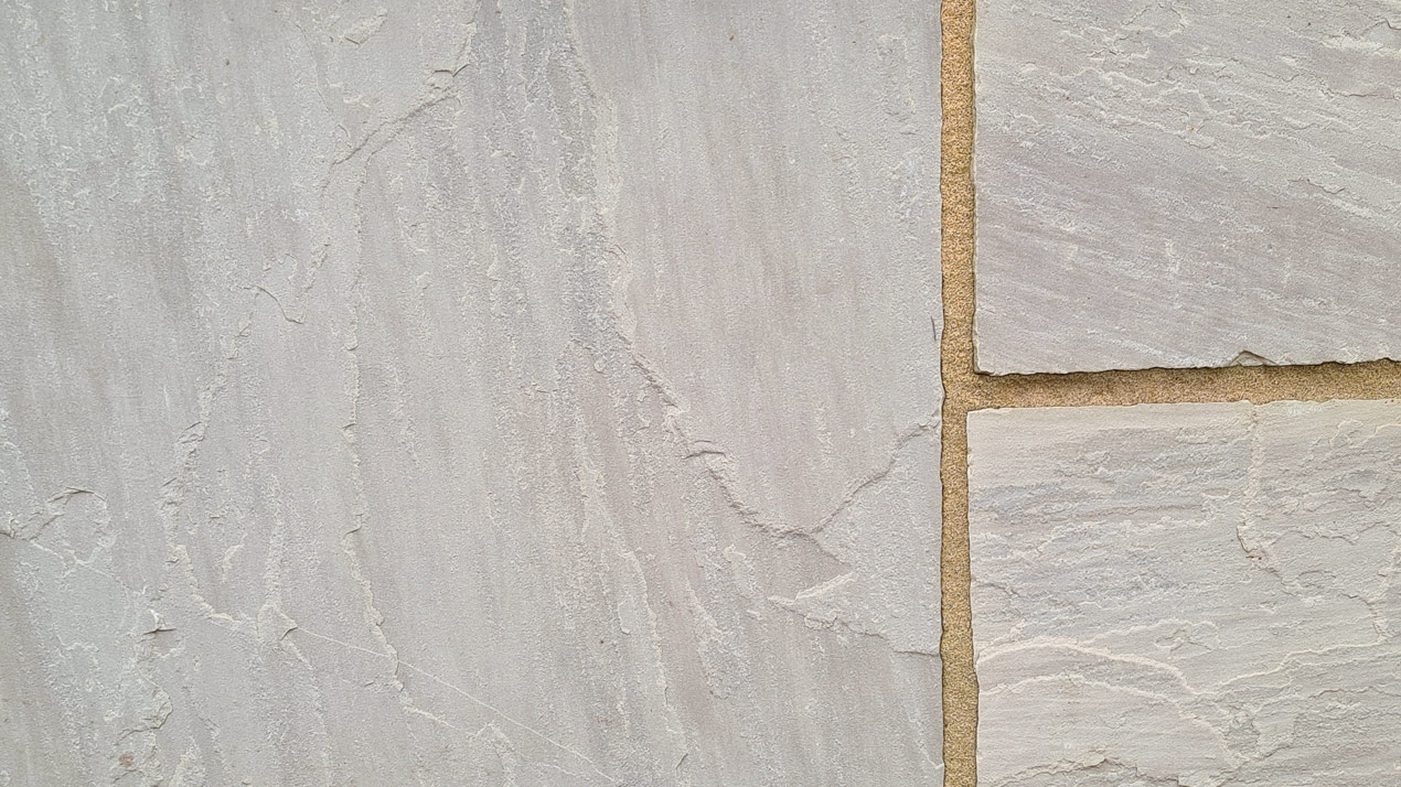 Indian Sandstone Paving Swatch - Kandla Grey