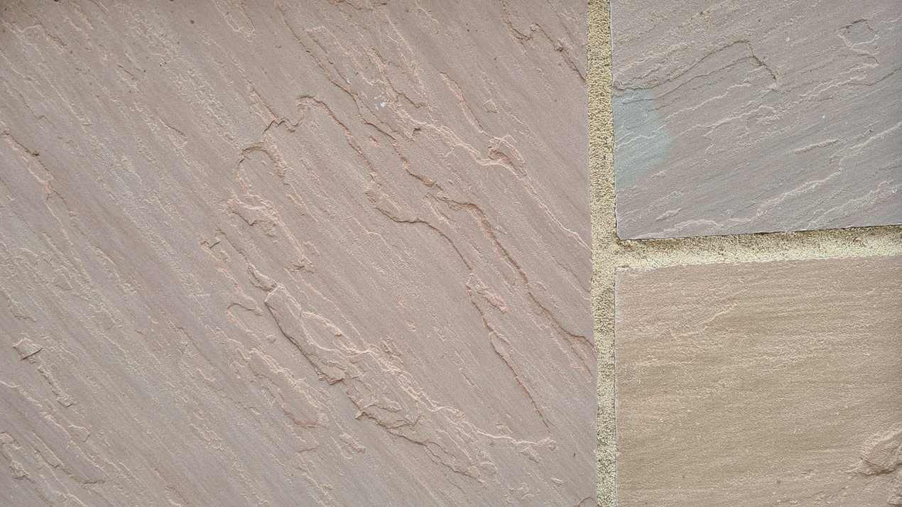 Indian Sandstone Paving Swatch - Raj Blend