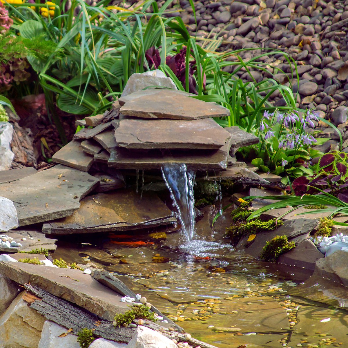 3 Bowl Cascading Tiki Water Fountain - Design Toscano