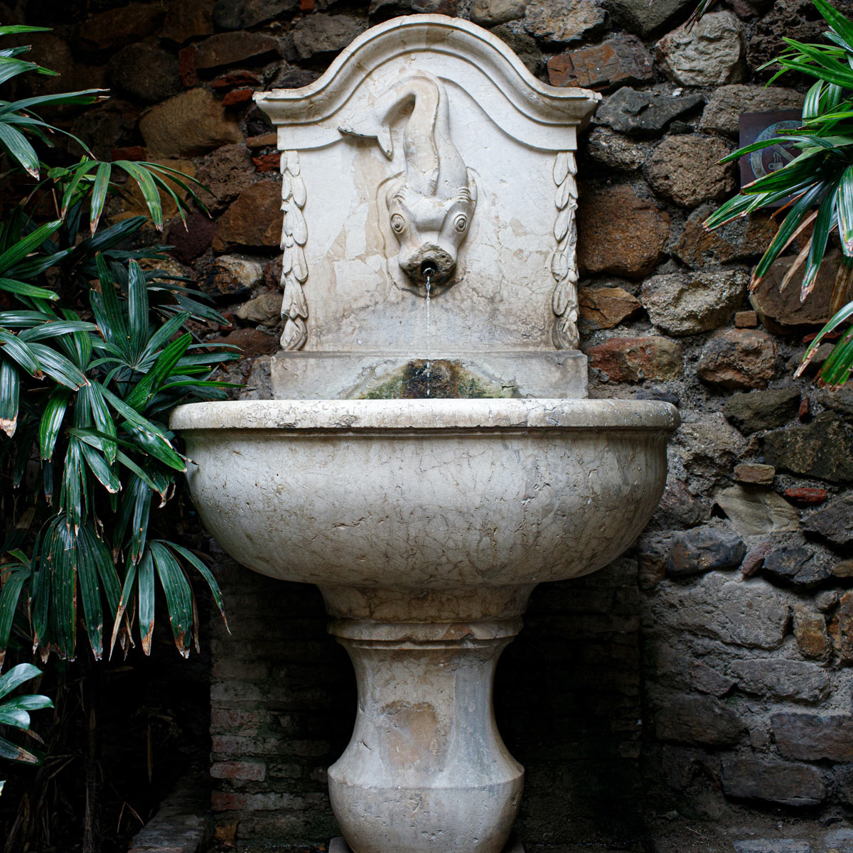 Standalone Wall Fountain