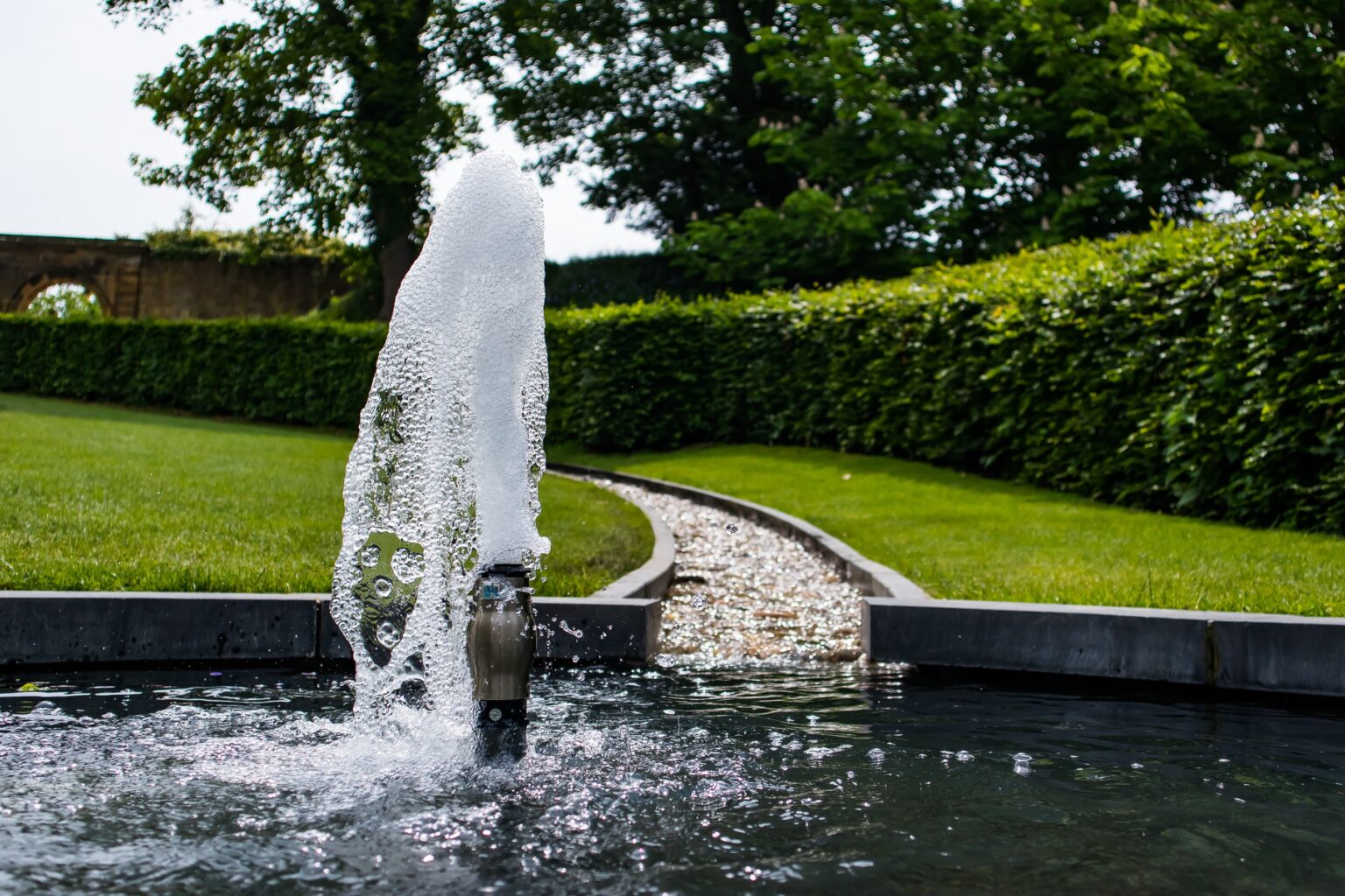 Modern water feature