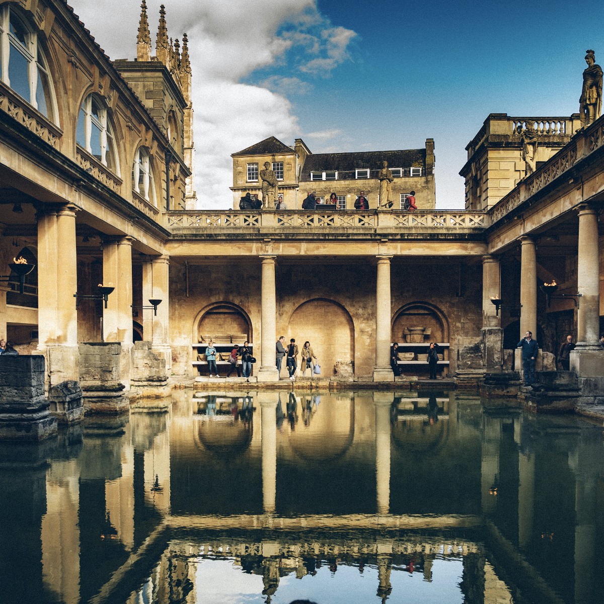 limestone columns bath