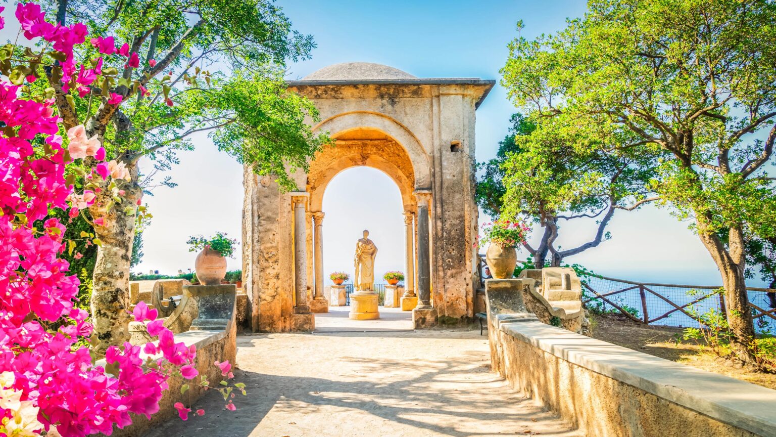 Roman Folly, Ravello village, Amalfi coast, Italy