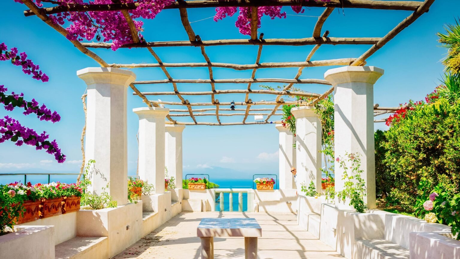 Pergola, Ravello village, Amalfi coast, Italy