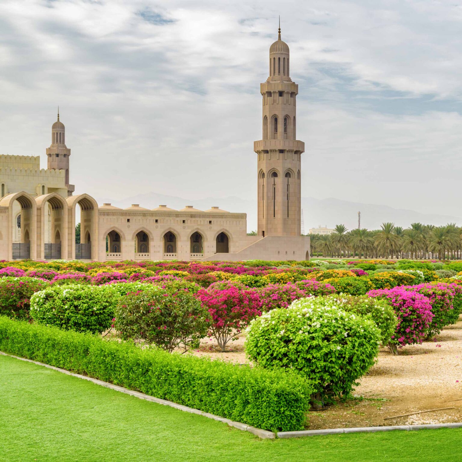 Sultan Qaboos Grand Mosque in Muscat, Oman