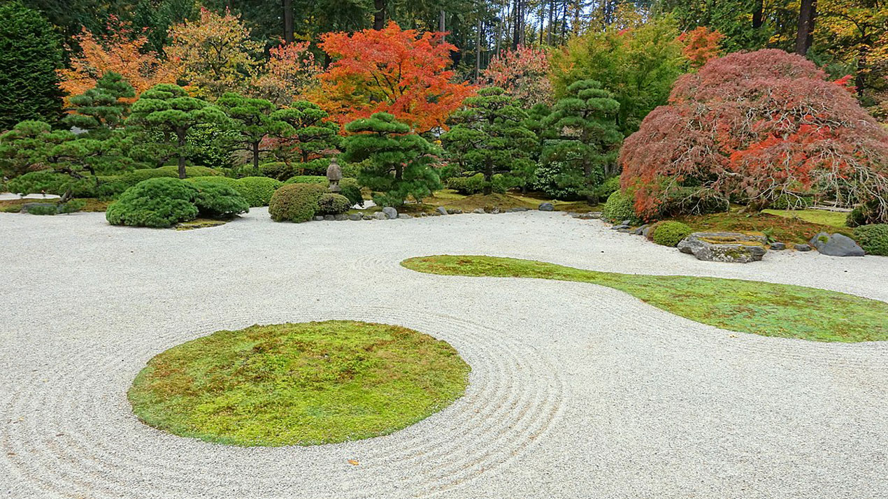 Portland-Japanese-Garden,-Oregon